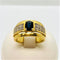 Bague Bague en Or jaune avec Saphir et Diamants 58 Facettes 20400000477