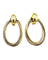 Boucles d'oreilles CARTIER. Boucles d'oreilles vintages 3 ors 18K 58 Facettes