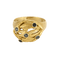 Bague 55,5 Bague dôme en or jaune et saphir 58 Facettes GU298X2