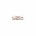 Bague 49 Alliance carrée or blanc diamants 58 Facettes 95-GS35739