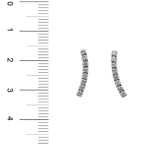 Boucles d'oreilles Boucles d'oreilles pendantes avec diamants 58 Facettes 35094