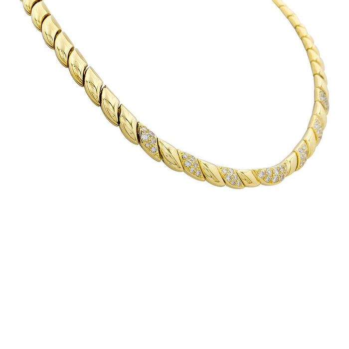 Collier Collier Patek Philippe or jaune, diamants. 58 Facettes 34016