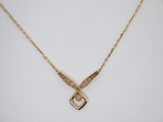 Collier collier CHAUMET josephine eclat floral en or rose diamants 58 Facettes 259659