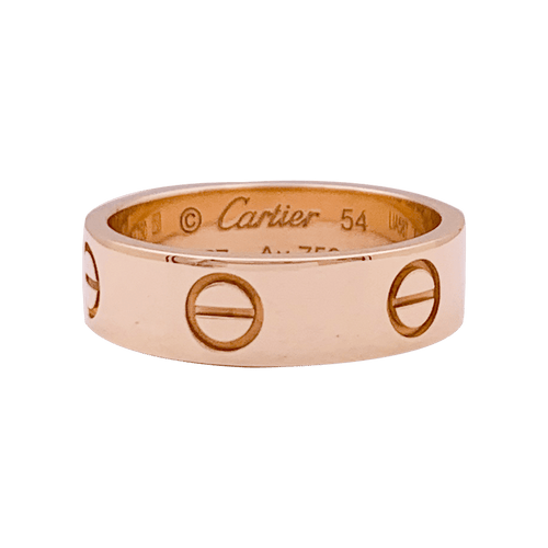 Bague 54 Bague Cartier, "Love", or rose. 58 Facettes 34148