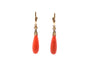 Boucles d'oreilles Boucles d'oreilles anciennes corail et diamants 58 Facettes 27754