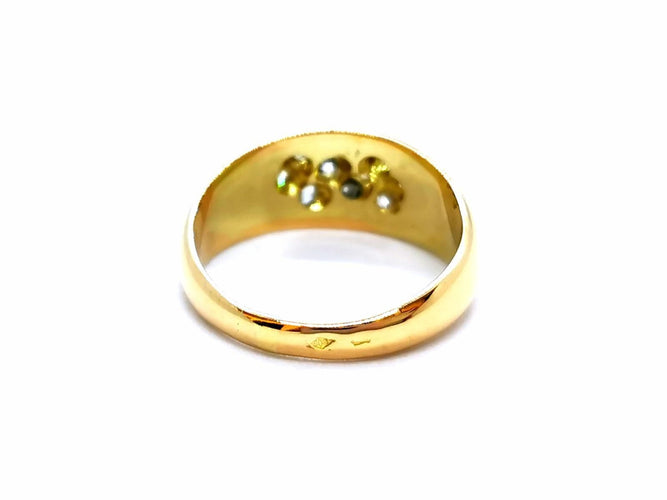 Bague 54 Bague Or jaune Diamant 58 Facettes 851002CN