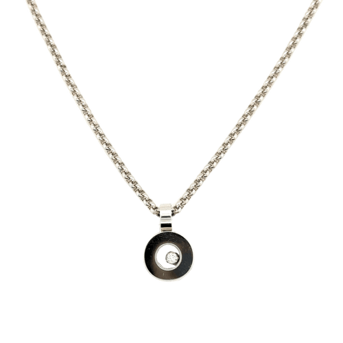 Pendentif Chopard - Pendentif Happy Diamond - Or blanc 58 Facettes Chopard