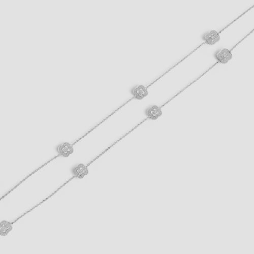 Collier MAUBOUSSIN - Sautoir Chance of my life or blanc 58 Facettes