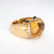 Citrine Sapphire Diamond Ring Vintage 18k Yellow Gold Sz 5 Cocktail Jewelry 58 Facettes G13758