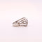 Bague Bague Noeud  de Diamants or blanc 18k 58 Facettes