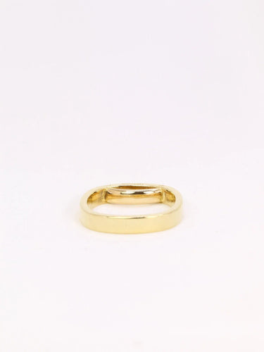 Bague 57.5 Alliance carrée Dinh Van or jaune 58 Facettes J423