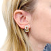 Boucles d'oreilles Boucles d'oreilles Lalaounis "Heracles Knot" deux ors, diamants. 58 Facettes 33974