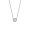 Collier Collier point lumineux avec diamants de 0,11 ct 58 Facettes 33258