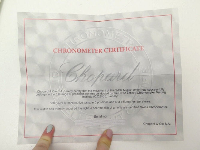 Montre montre CHOPARD mille miglia gran turismo xl ed limitee mercedes 58 Facettes 231126