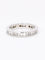 Bague 54 Alliance diamants baguette or blanc 58 Facettes 1163.13