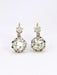 Boucles d'oreilles Dormeuses anciennes or diamants taille ancienne 2,2 ct 58 Facettes J327