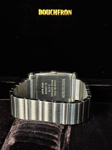 Montre BOUCHERON - Montre Reflet Icare XL – Bracelet Boucheron en acier inoxydable – Boîte – Vintage 58 Facettes