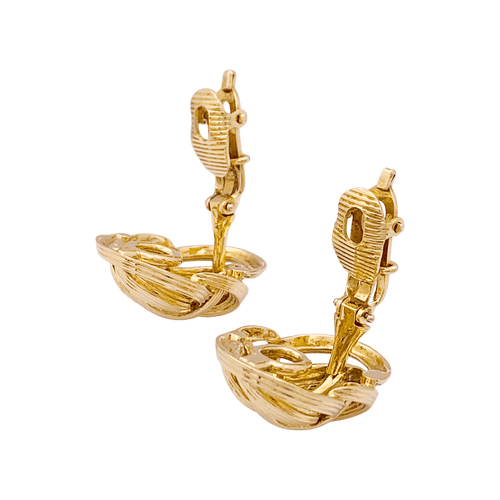 Boucles d'oreilles Boucles d'oreilles TIFFANY & CO, or jaune. 58 Facettes 34602