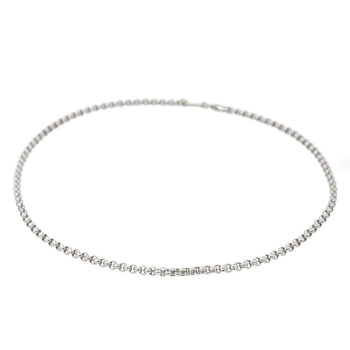 Collier Chopard Collier Jaseron Or blanc 58 Facettes 3439383CN