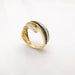 Bague 54 Bague or jaune saphirs et diamants 58 Facettes