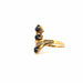 Bague 57 Bague Trilogie Or Jaune Saphirs 58 Facettes 87-GS38380-2