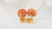 Boucles d'oreilles Boucles d'oreilles corail sculpté 58 Facettes 26370