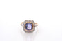 Bague 53 Bague saphir violet de 2,36cts et diamants 58 Facettes 27454-27186