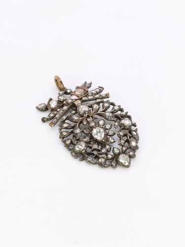 Pendentif Pendentif ancien cœur flamand diamants taille rose 58 Facettes 1113.6