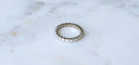 Bague 51.5 Alliance Tour Complet or blanc, diamants 1,00 Ct 58 Facettes