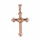 Pendentif Croix ancienne or rose perle fine 58 Facettes 24-264