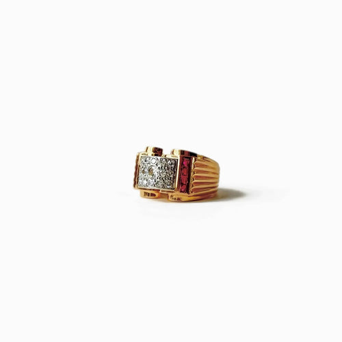 Bague 61 Bague Rouleau 58 Facettes REF24040-204