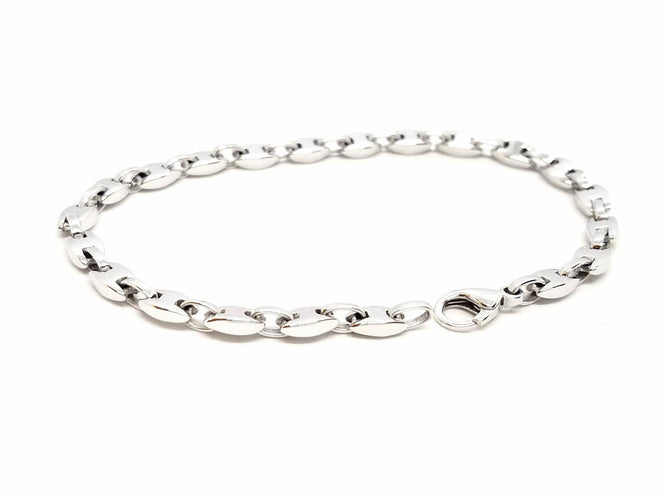Bracelet Bracelet Maille Or blanc 58 Facettes 587691CN