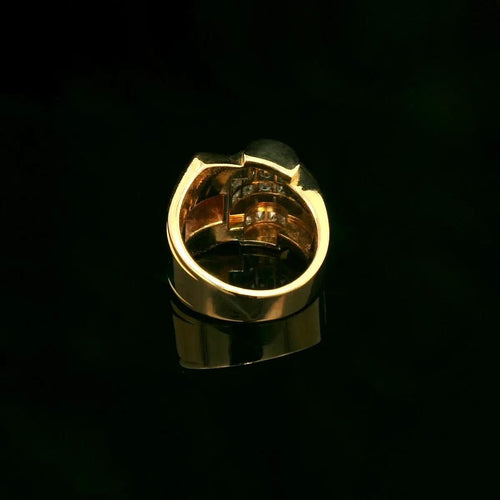 Diamond Tank ring circa 1940 58 Facettes