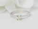 Bague 54 Bague solitaire en or blanc et diamant 0.41 ct 58 Facettes 31200