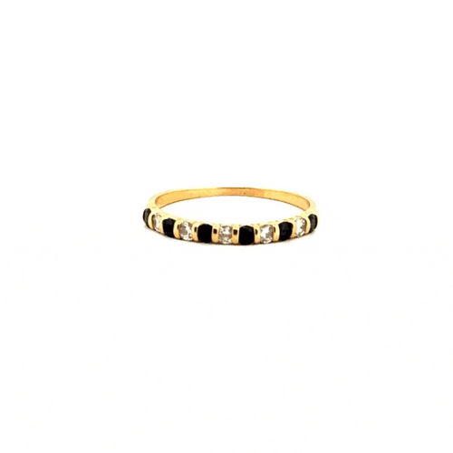 Bague 58 Alliance Demi-Tour Or Jaune Diamants & Topaze 58 Facettes 43-GS35409-1