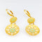 Boucles d'oreilles Boucles d'oreilles ajourées émaillées motif floral 58 Facettes 33346
