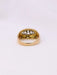 Bague 53 Bague jonc vintage godrons or jaune diamants taille ancienne 0,7 ct 58 Facettes J391