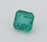Gemstone Emeraude non huilé 1.39cts certificat GFCO 58 Facettes 472
