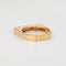 Bague 52 Bague carrée en diamant, taille 6,5, anneau empilable, vintage, or jaune 14 carats, bijoux fins 58 Facettes G14045