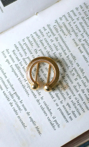 Broche MELLERIO DITS MELLER - Broche Rétro or jaune 58 Facettes