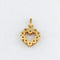 Pendentif Pendentif coeur en or jaune et diamants 58 Facettes 33147