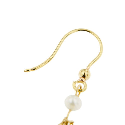 Boucles d'oreilles Boucles d'oreilles avec perles et pierres précieuses 58 Facettes 29104