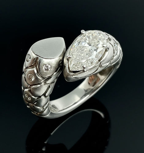 Bague Anello serpente con diamanti, Janesich 58 Facettes