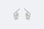 Boucles d'oreilles Oro Bianco Orecchini a spirale in oro bianco e diamanti 58 Facettes ORC209
