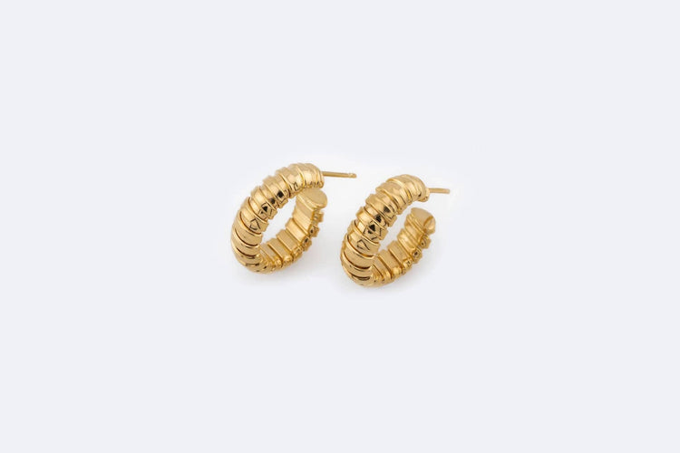 Boucles d'oreilles Oro Giallo Orecchini tubo-gas in oro giallo 58 Facettes ORC115