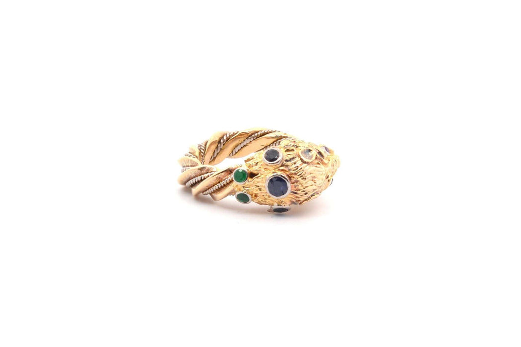 Bague Bague style Lalaounis en or 18k 58 Facettes 26378