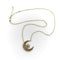 Collier Pendentif victorien en or 14 carats, croissant de lune et étoile, avec chaîne en or 9 carats 58 Facettes A2004I