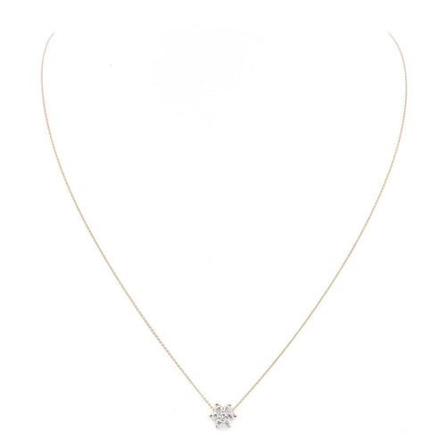 Pendentif Ginette NY Collier Diamond Star Necklace Or rose Diamant 58 Facettes 2394625CN