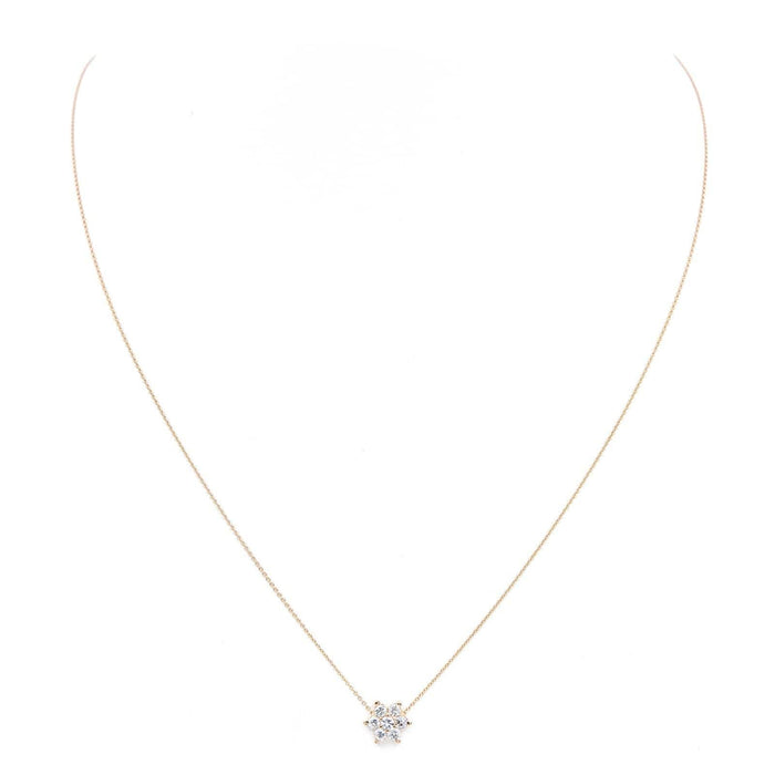 Pendentif Ginette NY Collier Diamond Star Necklace Or rose Diamant 58 Facettes 2394625CN