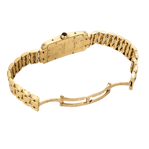 Montre CARTIER - Montre TANK AMERICAINE or jaune 58 Facettes BO/250012